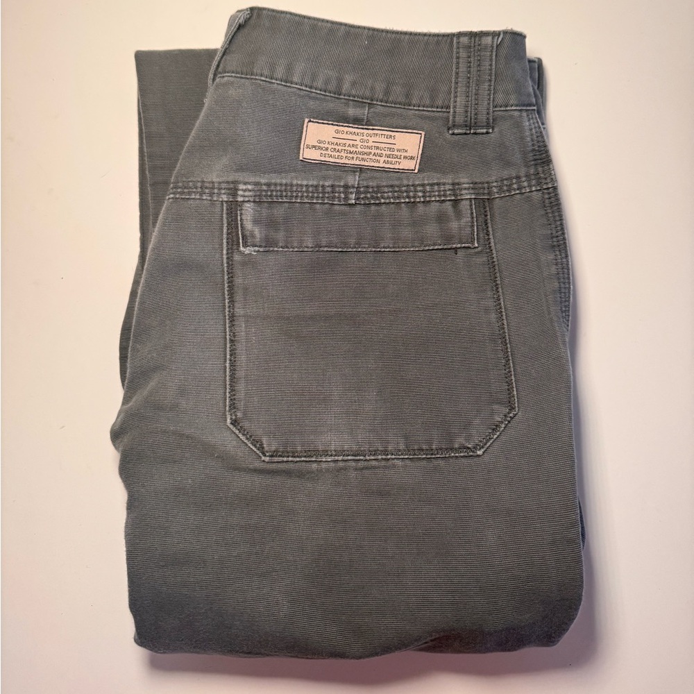 Vintage Women's Pants in Olive Green
